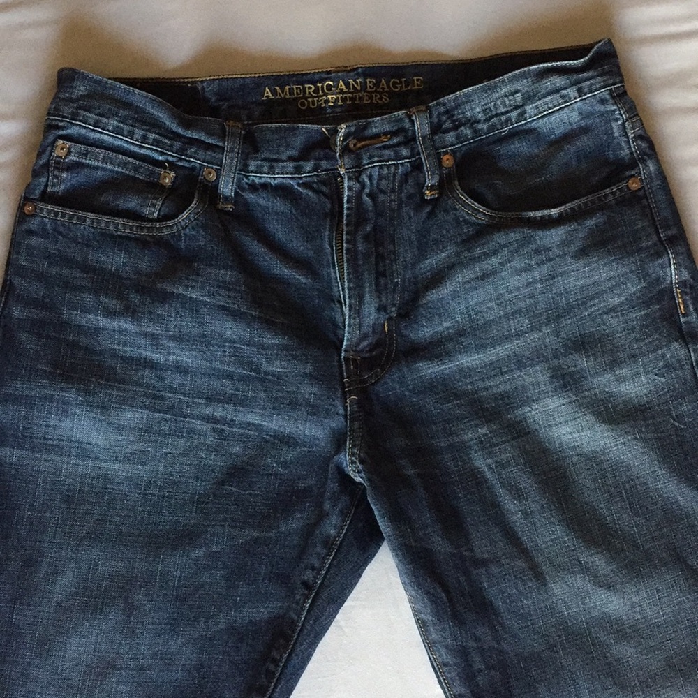 American Eagle Relaxed Straight Jeans